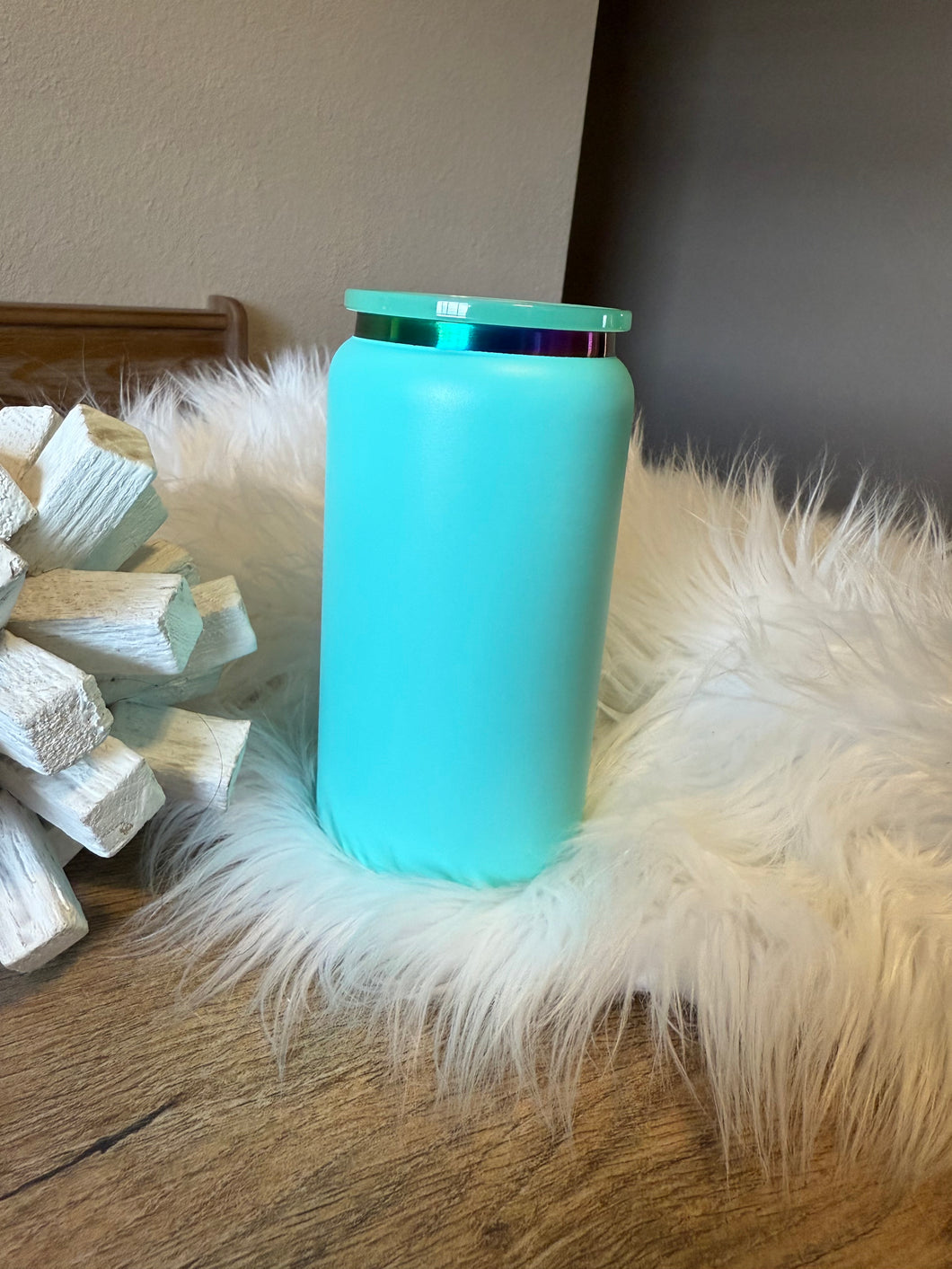 Blue 16oz Stainless Cup