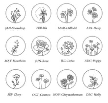 Load image into Gallery viewer, Birth Month Flower Necklace
