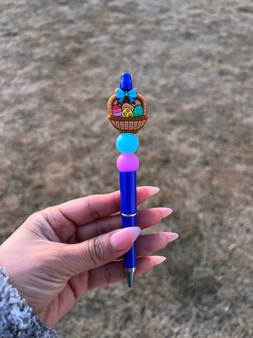 Blue Egg Pen