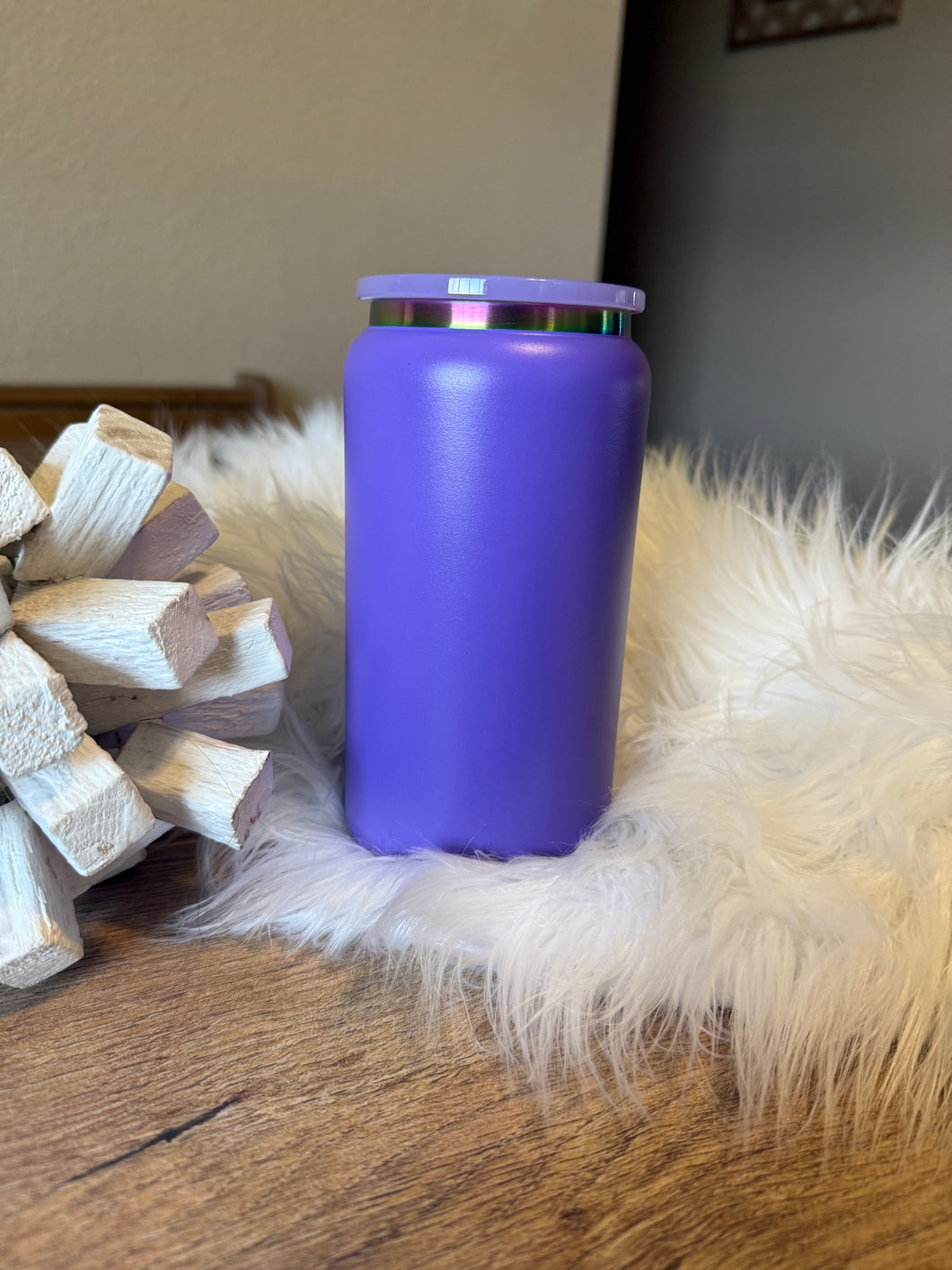 16oz Dark Purple Stainless Can