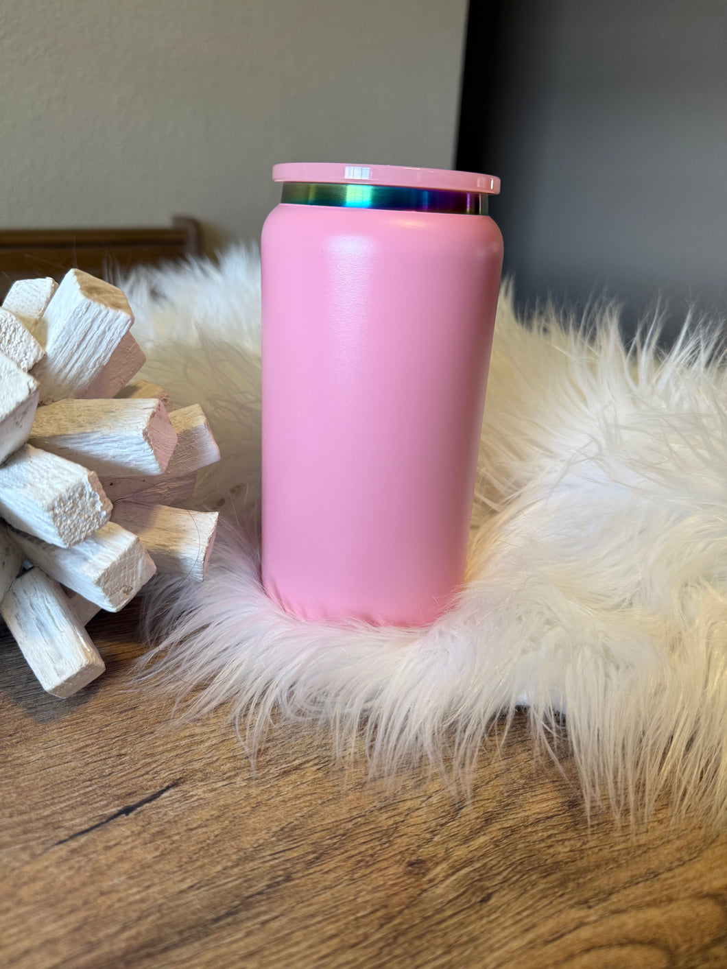Pink 16oz Stainless Cup